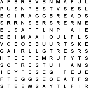 Printable Crossword Puzzles  on Food Groups   Free Word Search Puzzle